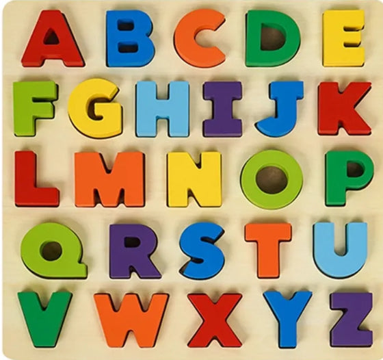 Wooden Alphabets Puzzle Toy