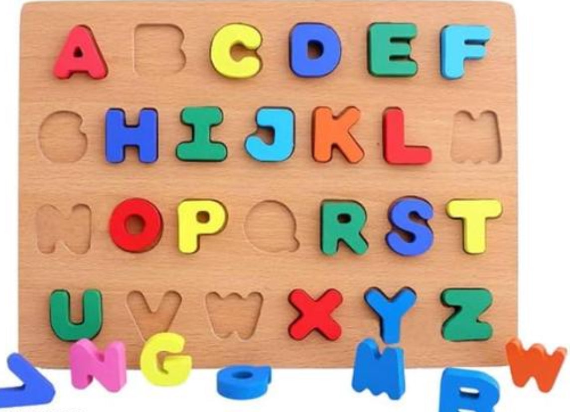 Wooden Alphabets Puzzle Toy